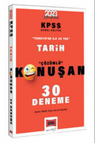 2023 KPSS Tarih Tamamı Çözümlü Konuşan 30 Deneme