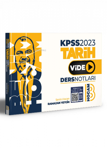 2023 KPSS Tarih Video Ders Notları Benim Hocam Yayınları