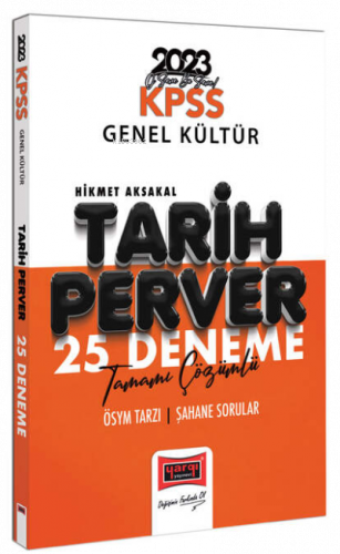 2023 KPSS Tarihperver Tamamı Çözümlü 25 Deneme