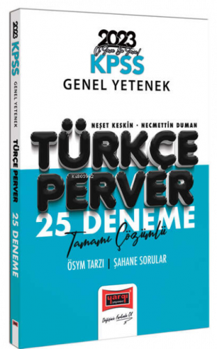 2023 KPSS Türkçeperver Tamamı Çözümlü 25 Deneme
