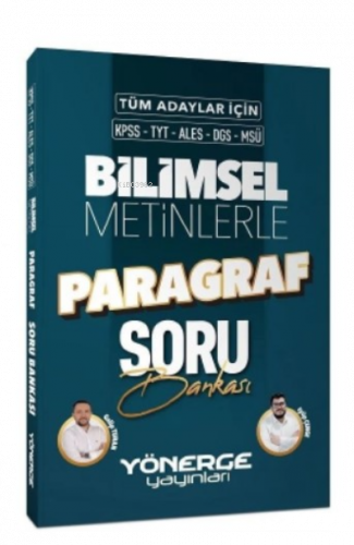 2023 KPSS TYT ALES DGS MSÜ Bilimsel Metinlerle Paragraf Soru Bankası