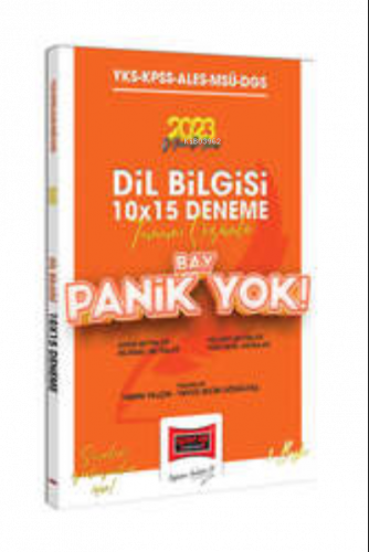 2023 KPSS-YKS-ALES-MSÜ-DGS Panik Yok Tamamı Çözümlü Dil Bilgisi 10x15 Deneme