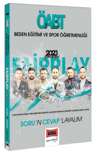 2023 ÖABT Beden Eğitimi ve Spor Öğretmenliği Fairplay Serisi Sorun Cevaplayalım Soru Cevap Kitabı