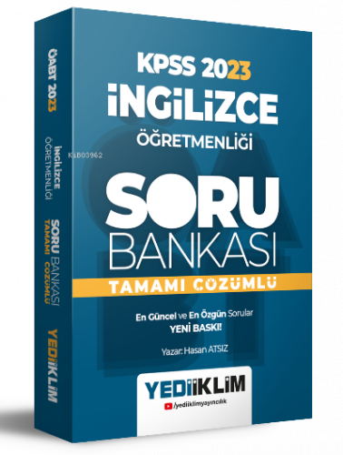 2023 ÖABT İngilizce Öğretmenliği Tamamı Çözümlü Soru Bankası