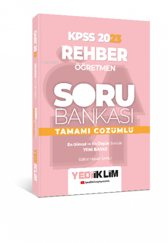 2023 ÖABT Rehber Öğretmen Tamamı Çözümlü Soru Bankası