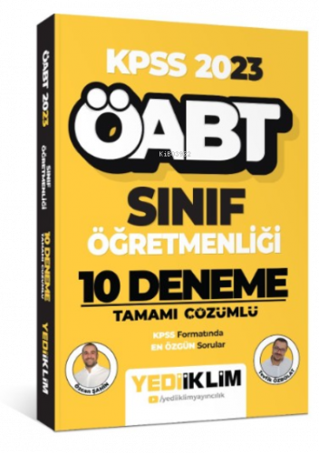 2023 ÖABT Sınıf Öğretmenliği 10 Deneme Tamamı Çözümlü