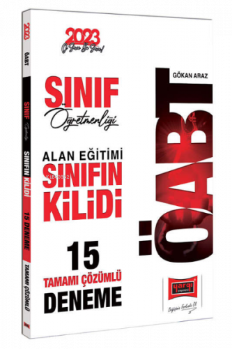 2023 ÖABT Sınıf Öğretmenliği Alan Eğitimi Sınıfın Kilidi Tamamı Çözümlü 15 Deneme