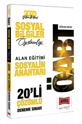 2023 ÖABT Sosyal Bilgiler Öğretmenliği Sosyalin Anahtarı Tamamı Çözümlü 20 Deneme