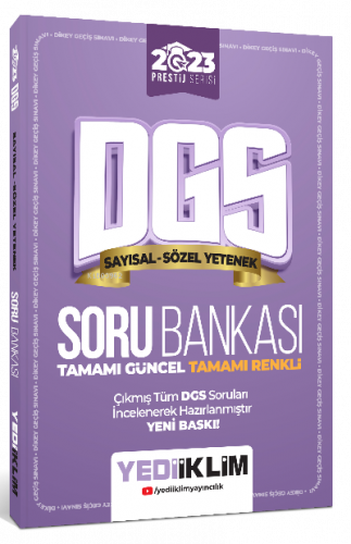 2023 Prestij Serisi Dgs Sayısal-Sözel Yetenek Soru Bank