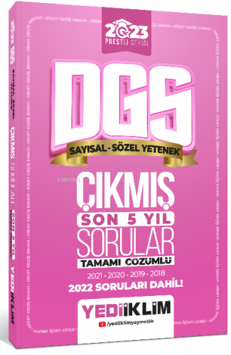 2023 Prestij Serisi DGS Tamamı Çözümlü Son 5 Yıl Çıkmış Sorular