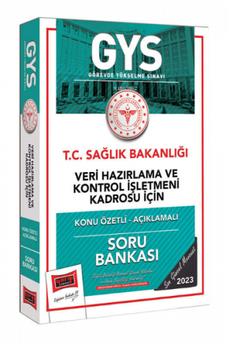 2023 Sağlık Bakanlığı Veri Hazırlama ve Kontrol İşletmeni Kadrosu İçin