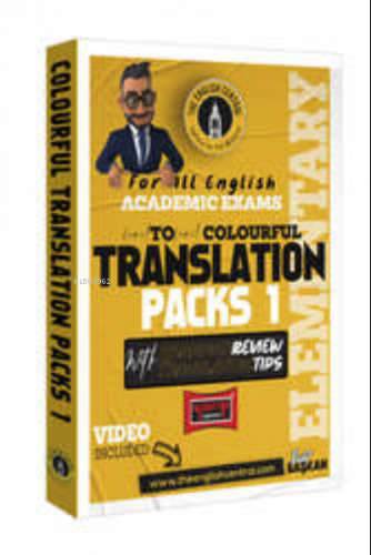 2023 Tüm İngilizce Akademik Sınavlar;İçin Çeviri Fasikülleri Gramer Özeti Çeviri İpuçları Translation Packs 1 (Elemantary)