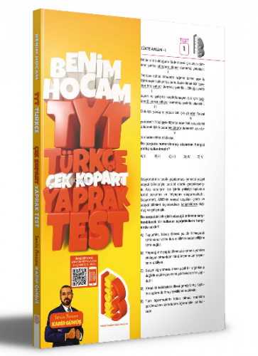 2023 TYT Türkçe Çek Kopar Yaprak Test