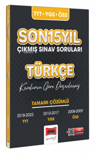 2023 TYT-YGS-ÖSS Son 15 Yıl Çıkmış Sınav Soruları
