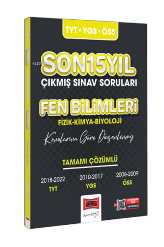 2023 TYT-YGS-ÖSS Son 15 Yıl Fen Bilimleri Çıkmış Sınav Soruları