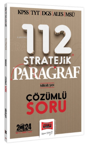 2024 112 Stratejik Paragraf Soru Bankası