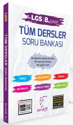 2024 8.Sınıf LGS Tüm Dersler Soru Bankası