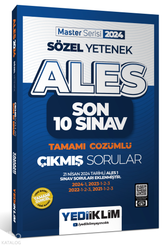2024 ALES Sözel Yetenek Son 10 Sınav Tamamı Çözümlü Çıkmış Sorular