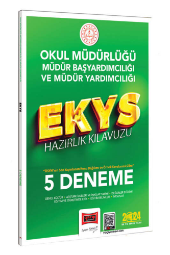 2024 EKYS Okul Müdürlüğü - Müdür Başyardımcılığı ve Müdür Yardımcılığı Tamamı Çözümlü 5 Deneme