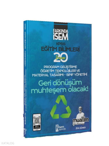 2024 Farkında İsem Kpss Muallim Eğitim Bilimleri Program Geliştirme Öğretim Teknolojileri Ve Materyal Tasarımı-Sınıf Yönetimi 20 Deneme