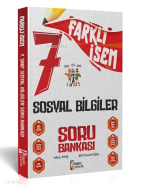2024 Farklı İsem 7.Sınıf Sosyal Bilgiler Soru Bankası