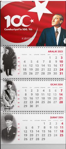 2024 Gemici Duvar Takvimi- 100. Yıl