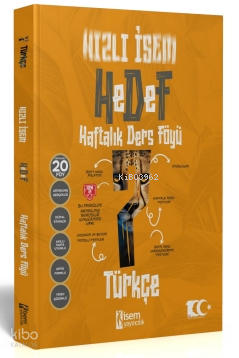 2024 Hızlı İsem Hedef 7.Sınıf Türkçe Haftalık Ders Föyü