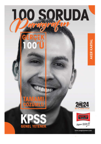 2024 KPSS 5Yüz 100 Soruda Tamamı Çözümlü Paragrafın Gerçek 100'ü