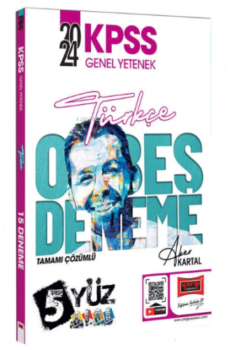 2024 KPSS 5Yüz Ekibi Türkçe Tamamı Çözümlü 15 Deneme