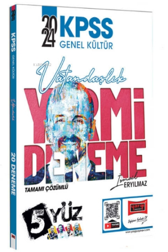 2024 KPSS 5Yüz Ekibi Vatandaşlık Tamamı Çözümlü 15 Deneme