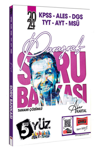 2024 KPSS-ALES-DGS-TYT-AYT-MSÜ Tamamı Çözümlü Paragraf Soru Bankası