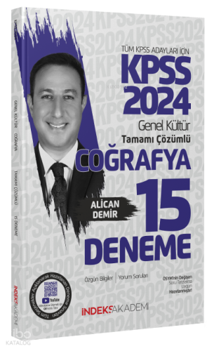 2024 KPSS Coğrafya 15 Deneme Çözümlü