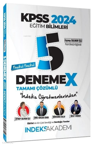 2024 KPSS Eğitim Bilimleri 5 DenemeX Fasikül Çözümlü