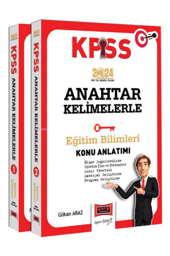2024 KPSS Eğitim Bilimleri Anahtar Kelimelerle Konu Anlatımı (2 Kitap)