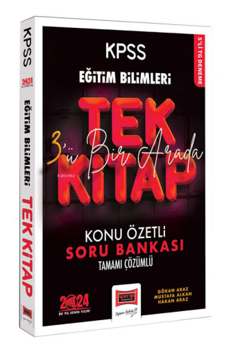 2024 KPSS Eğitim Bilimleri Anahtar Serisi Tüm Dersler Tek Kitap Konu Özetli Tamamı Çözümlü Soru Bankası