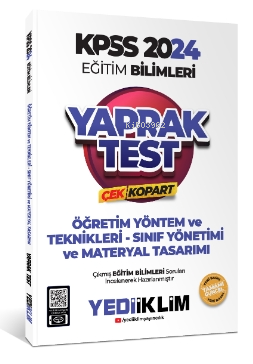 2024 KPSS Eğitim Bilimleri Öğretim Yöntem ve Teknikleri Çek Kopart Yap