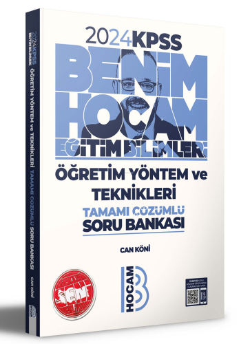 2024 KPSS Eğitim Bilimleri Öğretim Yöntem ve Teknikleri Tamamı Çözümlü Soru Bankası Benim Hocam Yayınları