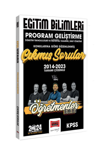 2024 KPSS Eğitim Bilimleri Öğretmenler Ekibi Program Geliştirme Konularına Göre Düzenlenmiş Çıkmış Sorular