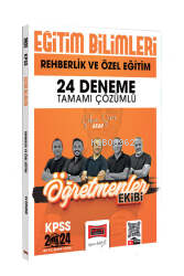 2024 KPSS Eğitim Bilimleri Öğretmenler Ekibi Rehberlik ve Özel Eğitim Psikolojisi Tamamı Çözümlü 24 Deneme
