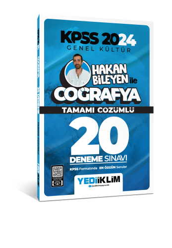 2024 KPSS Genel Kültür Hakan Bileyen ile Coğrafya Tamamı Çözümlü 20 Deneme