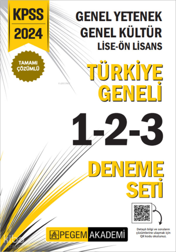 2024 KPSS Genel Yetenek Genel Kültür Lise-Ön Lisans Tamamı Çözümlü Tür