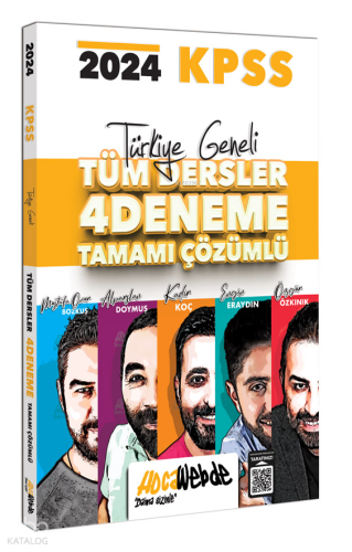 2024 KPSS Genel Yetenek Genel Kültür Tamamı Çözümlü 4 Fasikül Deneme S