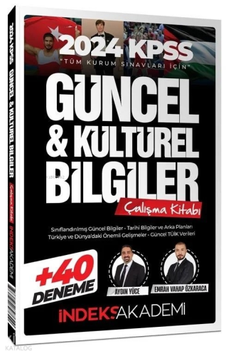 2024 KPSS Güncel ve Kültürel Bilgiler Çalışma Kitabı (40 Deneme İlaveli)