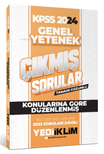 2024 KPSS Lisans Genel Yetenek Konularına Göre Tamamı Çözümlü Çıkmış S