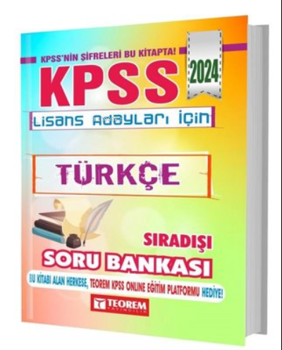 2024 KPSS Lisans Türkçe Sıradışı Soru Bankası