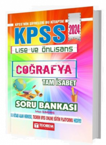 2024 KPSS Lise Ön Lisans Tam İsabet Coğrafya Soru Bankası