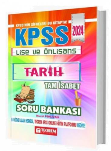 2024 KPSS Lise Ön Lisans Tam İsabet Tarih Soru Bankası
