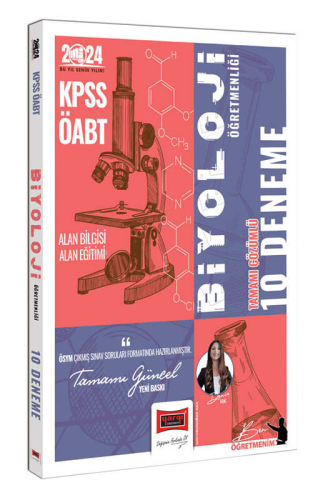 2024 KPSS ÖABT Biyoloji Öğretmenliği Tamamı Çözümlü 10 Deneme