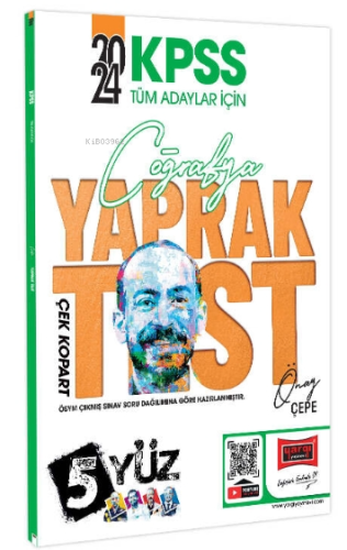 2024 KPSS Tüm Adaylar İçin 5Yüz Coğrafya Çek Kopart Yaprak Test