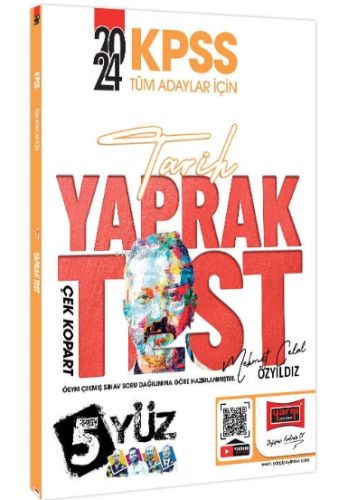 2024 KPSS Tüm Adaylar İçin 5Yüz Tarih Çek Kopart Yaprak Test